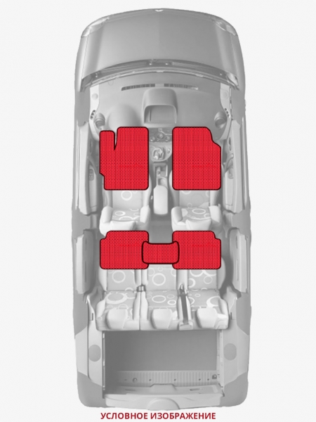 ЭВА коврики «Queen Lux» стандарт для Honda S-MX
